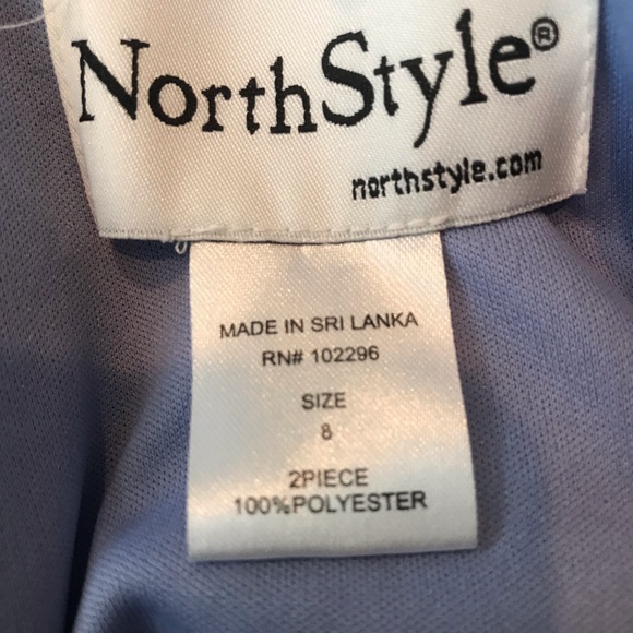 Northstyle Two piece knit jacket over floral lined dress - Picture 4 of 6